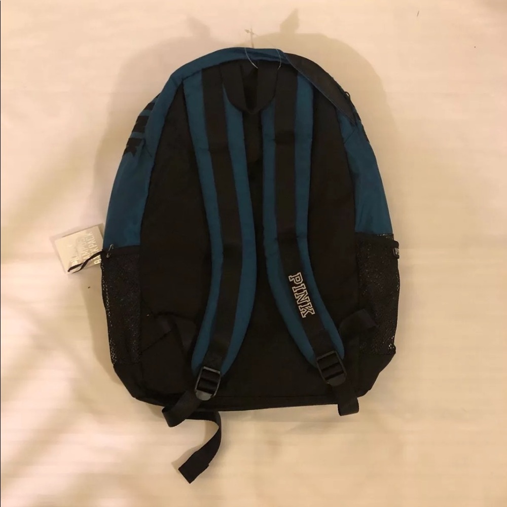 LAST TWO! New VS Pink Campus Backpack Newport Blue - Picture 3 of 7